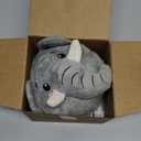 Hanarook Interactive Dog Toys, Self Moving Dog Toy to Keep Them Busy, Electronic Vibrating Dogs Toy/Squeaky Bouncing Ball for Small Medium Large Dogs with Jumping Music Talking Silent Mode (Elephant)