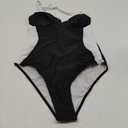 SUUKSESS Womens Tummy Control One Piece Swimsuit Sexy Crisscross Back Bathing Suit, Size L