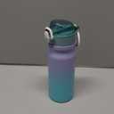 Insulated Water Bottle with Straw and Carry Loop,18 oz Stainless Steel Double Wall Vaccum Metal Water Flask with Leak-proof Lid,Lavender Green