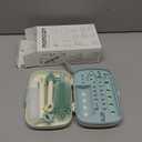 Momcozy Bottle Brush Set - Baby Bottle Cleaner Kit with Silicone Brush, Nipple Brush, Straw Brush, Soap Dispenser, Drying Rack - 7 in 1 Bottle Cleaning Tool for Home and Travel, Green (Classic Style)