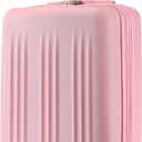 Kono Small 20 Inch Expandable Carry On Luggage with Quiet Spinner Wheels & TSA Lock, Scratch and Drop Resistant PC+ABS Hardside 22x14x9 Airline Approved Suitcase, Pink