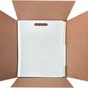 Amazon Basics Sturdy Pressboard Classification File Folders with Fasteners, Dividers, 2" Expansion for Documents Organization, 11.97 x 10.55 inch, Green, 10-Pack