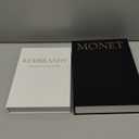 Set of 2 Linen Decorative Books with Hidden Storage  Chic Housewarming & Christmas Gift Idea, Monochrome Faux Book Box for Shelf and Coffee Table Decor (White & Black)