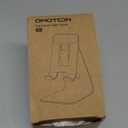 OMOTON Adjustable Tablet Stand for Desk, Upgraded Longer Arms for Greater Stability, T2 Tablet Holder with Hollow Design for Bigger Sized Phones and Tablets Such as iPad Pro/Air/Mini, Black