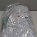 MitoVilla Boho Extra Long Shower Curtain 72 x 84, Blue 84 inch XL Polyester Linen Tassel Fabric Shower Curtain Set with Hooks for Vintage Country Farmhouse Bathroom Decor, Thick & Wrinkle Resistant