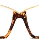 FEISEDY Fashion Cat Eye Blue Light Blocking Glasses for Women Fake Retro Eyeglasses Oversized Stylish Eyewear Frame B0240