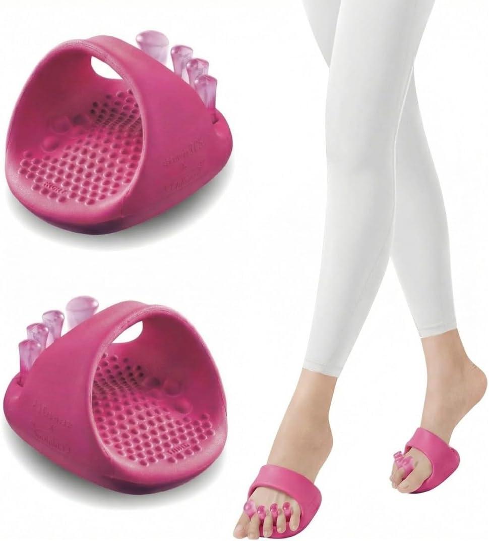 Foot Arch Trainer for Plantar Fasciitis, Extra Wide Toe Splay Stretcher & Ankle Strengthener, Heavy Duty Flat Feet Arch Support for Women, Pilates Posture Corrector