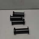 Wlrrcwdttc 4 Pcs Metal Adjustable Furniture Legs 4.72-7.87 inch, Adjustable Cabinet Legs for Sofa/Bed/Chair/Couch/Dresser/Table,Heavy Duty Bed Replacement Support Legs for Bed Frame/Bed Center Slat (Black)