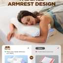 Dream Without Pain Cervical Neck Pillow for Sleeping, Ergonomic Side Sleeper Pillows for Adults, Cooling Orthopedic Pillow for Neck Relief Support, Memory Foam Pillows Back Stomach Sleepers, Gray