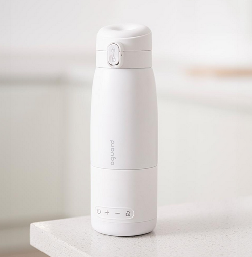 Agad Portable Wireless Milk Powder Port 500ml Heating Thermos Thermos Thermos Pot Tumbler