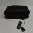 COMFIER Full Body Massage Mat with Heat, 10 Vibration Motors, 4 Heating Zones, 30-Minute Auto Shut-Off, Foldable Relaxation Pad for 3 Adjustable Intensity Vibration Massage Only (Black)