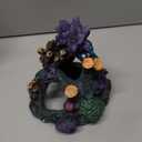 Coral Reef Aquarium Decoration 5.9"  Colorful Resin Fish Tank Ornament with Multiple Hiding Spots, Safe Shelter for Small and Medium Aquariums, Stress-Relief Underwater Decor, Easy to Clean