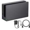TV Dock Station for Switch - 3 in 1 Replacement TV Base Docking Station Set with Upgraded IC Module, Charger, HDMI Cable Accessories for Switch Console - Not for Switch 2