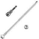 Wensilon (50Pcs)#14×6" Hex Washer Head Self Drilling Screws, 410 Stainless Steel Metal SheetScrews，TEK Screws, Self Drilling Screws, Self Tapping Screws,Extensions Extra Long Screws