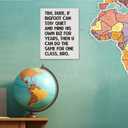 EVXID Funny High Middle School Classroom Wall Decor Canvas Art Print Framed 12 x 15 inch (Class21)