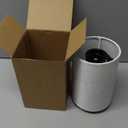 Small Table Lamp for Bedroom, Bedside Lamp with 3000K Warm LED Bulb Included, Nightstand Lamp for Living Room Office Dorm Kids Room, Easy Assemble Minimalist Cream Shade & Wood Base(5W)