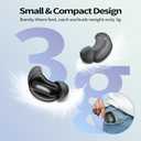 Sleep Earbuds, Mini ANC Wireless Earbuds Bluetooth 5.4 Headphones Deep Bass Stereo, 48H Playtime Ear Buds, 4 ENC Noise Cancelling Mic, IP7 In Ear Earphones for Side Sleepers,Touch Control, black