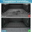 Mixsuper Liner Truck Bed Mat for Dodge Ram 1500 2009-2026 with Rambox, 1500 Classic 2019-2024 with Ram Box, 5.7ft Short Bed, All Weather Truck Rugged Bed Liner TPE Durable Odorless Black