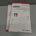 2 x STARTRC GAMES Protective Case Compatible with Nintendo Switch 2, Transparent Protective for Nintendo Switch 2 (2025) with TPU Grip Cover Case and Thumb Caps, Shock-Absorption and Anti-Scratch Design