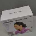 Sharper Image Heated Neck & Shoulder Wrap - Microwavable Warm & Cooling Plush Pad, Scented Aromatherapy (100% Natural Lavender & Herb Spa Blend), Pain Tension Headache Relief Therapy, Gift for Women