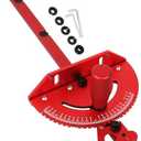 JCFANTS Table Saw Miter Gauge, Works w/Table Saws, Router Table, Band Saw (Red)