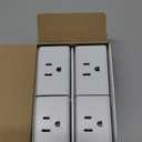 Kasa Smart Plug Mini 15A, Smart Home Wi-Fi Outlet Works with Alexa, Google Home & IFTTT, No Hub Required, UL Certified, 2.4G WiFi Only, 4-Pack(EP10P4) , White