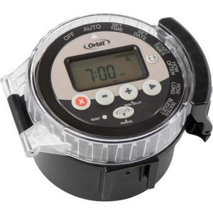 Orbit 57865 Battery-Operated Sprinkler Timer, Black