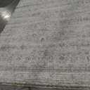 9x12 Area Rugs for Living Room, Non Slip Machine Washable Vintage Rugs, Low Pile Lightweight Large Rug for Bedroom, Dining Room, Home Office Beige