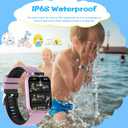 Smart Watch for Kids,1.85" Fitness Tracker with Heart Rate,Sleep Monitor,Built-in AI(Translation/Q&A/Watch Face/Image recognition Smartwatches,NO APP/Phone, Gift for Boys Girls.(Built-in AI, Pink)