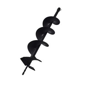ALL-CARB Auger Drill Bit 6 x 31.5 Inch Garden Spiral Drill Bit Earth Auger Bit Post or Umbrella Hole Digger with 3/4 Shaft