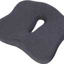 Large Memory Seat Cushion for Desk Chair, Non Slip 3D Office Chair Cushions, Breathable Ergonomic Pillow Memory Foam Coccyx Pad Chair Mat for Offices Home Car