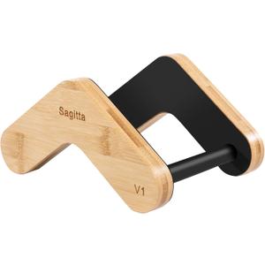 ENO MUSIC Portable Solid Wood Guitar Stand for Acoustic and Folk Guitars