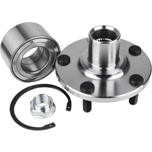 KUSATEC 518509 Front Wheel Bearing and Hub Assembly Compatible with 1992-2003 Lexus ES300 RX300, 1992-2004 Toyota Avalon Camry Sienna Solara, 5 Lug Bolts without ABS