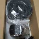 Ganiza Food Processor, 2-Speed Food Chopper Meat Grinder with 8 Cup Stainless Steel & 8 Cup Glass Bowls, Upgraded Button & Smart Overheat Protection Light - Includes Clean Brush, 2 Sets of Blades (Silver)