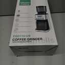 Burr Coffee Grinder, Electric Coffee Grinder with 51 Grind Settings, Precision Timer, Stainless Steel Espresso Grinder with Anti-Static Design, Easy Clean and 3 Modes (Shiny Silver)