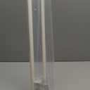 Double Curtain Rods White,Room Darkening Drapery Rod for 48-84 Inches,Adjustable 3/4 Inches Front and 5/8 Inches Back Quality Metal Rod for Window,Wrap Around Design