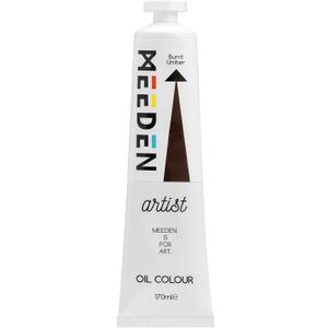 MEEDEN Artist Grade Oil Paint: Burnt Umber - 170ml/5.7oz Tube - Professional Art Paints for Canvas Painting