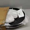 3 Pack Metal Plant Caddy With Wheels 20 Inch Black, Round Rolling Heavy Duty Plant Dolly, Heavy Plant Pot Mover Outdoors or Indoors, The Metal Wheel Can Rotate 360 Degrees or Lockable.