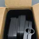 Vanpopubs 2 Pack 2.7 Gal Bathroom Trash Can with Lid, Automatic Trash Can Small Smart Garbage Can Touchless, Slim Motion Sensor Waterproof Plastic Trash Bins for Bedroom Office Kitchen Toilet Black