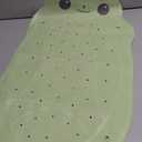 Bath Mat for Tub Non Slip Baby, 30"x18" Bathtub Mat Non Slip Kids, Shower Mat Natural Rubber no Odors, Textured Surface and Strong Suction Cups for Double Anti-Slip, Easy to Clean, Green