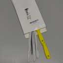 Chumia 6 Pcs 5/32 7/32 3/16 Inch Chainsaw Chain File with 3 Plastic Handles for Sharpening Chainsaw File Kit Chain Saw Sharpener Tool