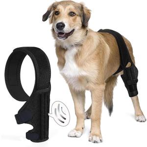 Dog Knee Brace for Back Leg,Adjustable Dog Leg Brace with Metal Stabilizers for Relieve ACL/CCL Pain,Universal Use of 4 Legs, L