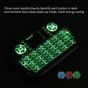 iPazzPort(Upgrade Mini Bluetooth Keyboard with Touchpad Mouse,Portable 2.4G Wireless Keyboard with Backlit for Fire TV Stick/PC/Smart TV/Windows/Laptop/Phone/Mac/Android TV Box and More