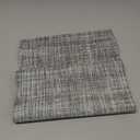 LEXMORE Placemats Set of 4 Vinyl/Plastic Woven Place Mats for Kitchen Table Indoor/Outdoor Washable Placemat Wipeable Dining Table Mats(Gray)