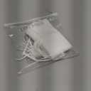 Lothee 40 Pcs Microfiber Jewelry Pouch 8x8 cm Jewelry Packaging Luxury Small Gift Bags Bow Tie Microfiber Bag for Bracelet Necklace Packaging, Envelope Style with String and Divider(White)