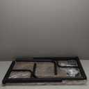 Adjustable Height Mobile Computer Desk for Small Space Rolling Writing with Wheels Corner Home Office Study Portable Bedrooms Work Desk Standing Desk Sizes 31.5X15.7 Inches Black C