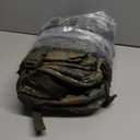 45L MOLLE Assault Pack, Tactical Backpack Military Army Camping Rucksack with Bottle Holder, 3-Day Pack Trip w/USA Flag Patch, D-Rings, Black Camo