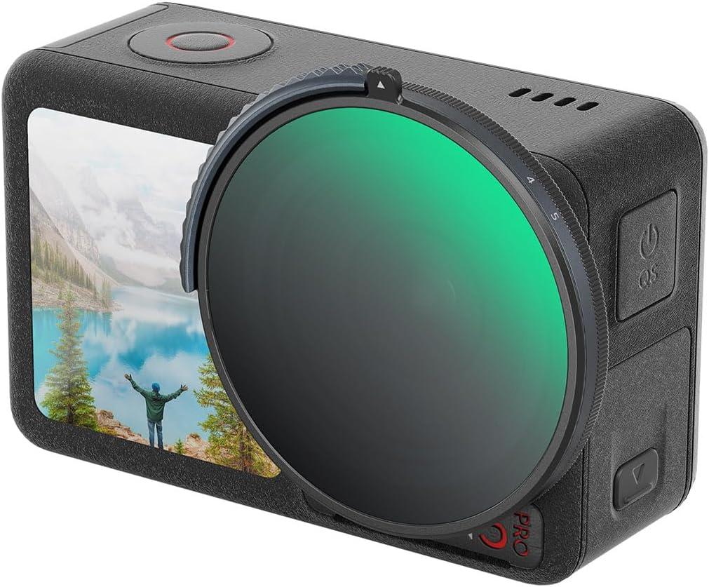 SmallRig CPL & VND 3-5 Filter for DJI Osmo Action 4, Combining ND8, ND16, ND32, CPL Fiter into One, Neutral Density Polarizing Filters Accessories, Multicoated HD Optical Glass (Not Waterproof)