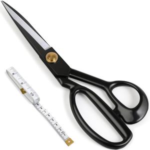 Professional Tailor Scissors 9 Inch for Cutting Fabric Heavy Duty Scissors for Leather Cutting Industrial Sharp Sewing Shears for Home Office Artists Dressmakers