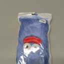 Aeilene Blue Furry Ugly Phone Case for iPhone 17 Pro Max, Cute DIY Long Hair Funny Thick Mouth Warm Plush Cases, 3D Cartoon Silly Fuzzy Winter Protective Cover for Women Girls